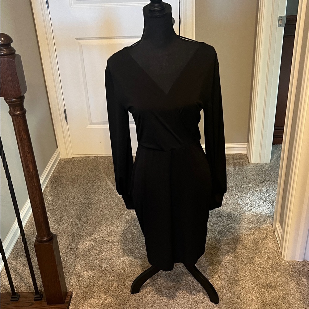 Maurices Black Long Sleeve Dress